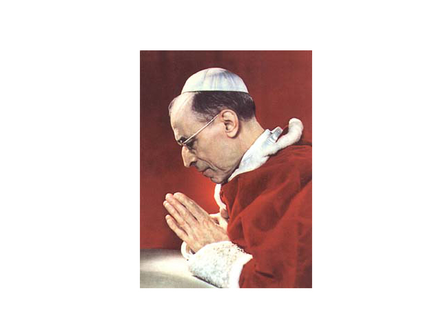 XII. Pius pápa imája a Lourdes-i Szent Szűzhöz