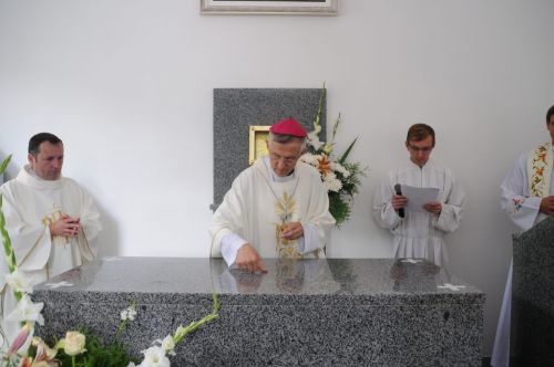 Poświęcenie kościoła w Podpolozziu