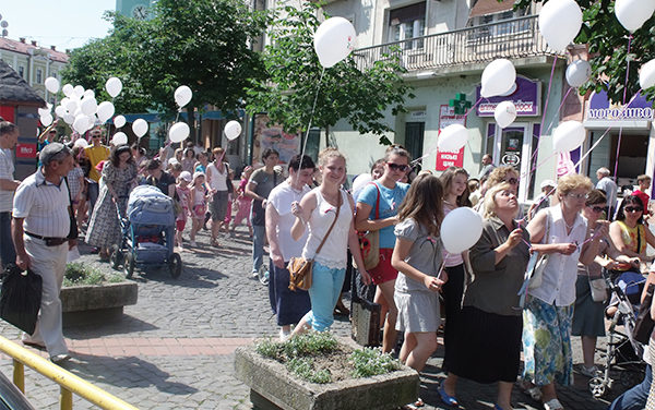 March for Life in Mukachevo