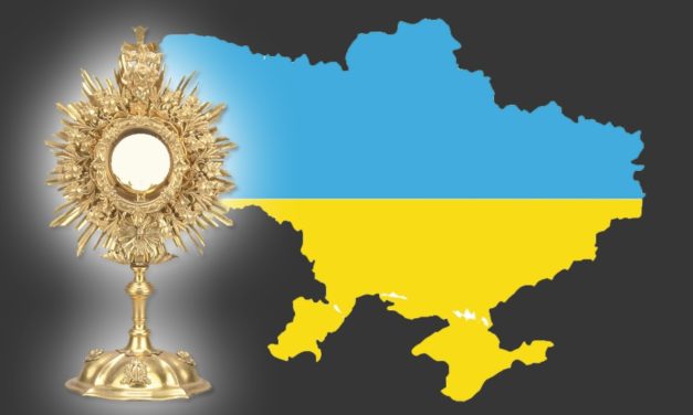 Szentségimádás az ukrajnai helyzet békés megoldásáért