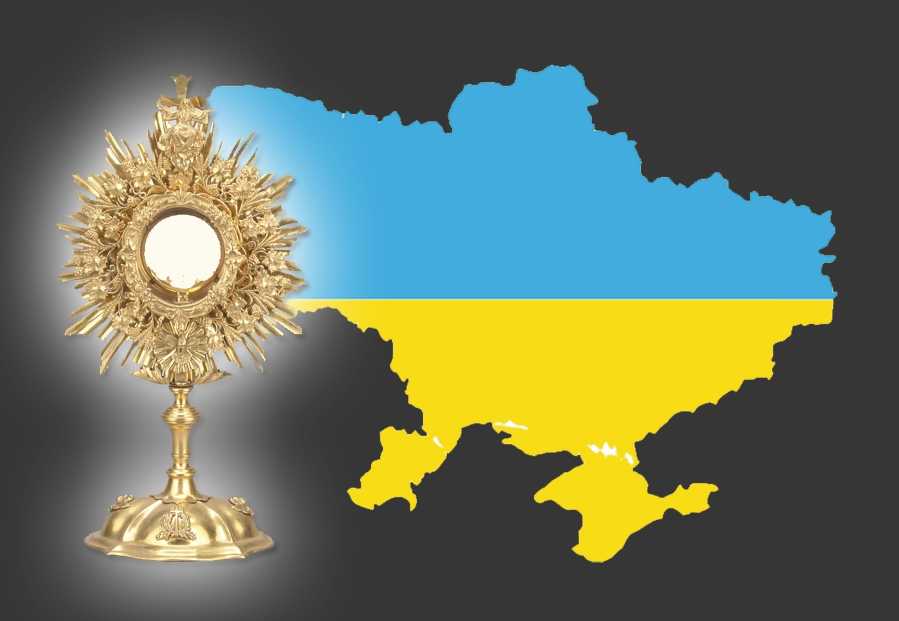 Szentségimádás az ukrajnai helyzet békés megoldásáért