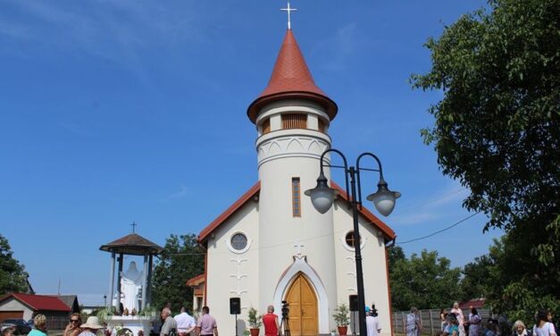 A Szent Kinga-templom felszentelése Beregardóban