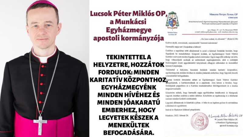 Lucsok Miklós püspök: “Legyetek készek a menekültek befogadására”