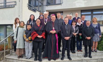 A megyéspüspök bajorországi látogatása