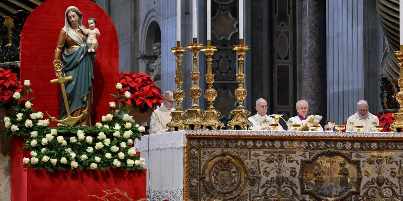 Leó pápa Istenanyja ünnepén: Mária Gyermekének az arcával áld meg minket a teremtő Isten