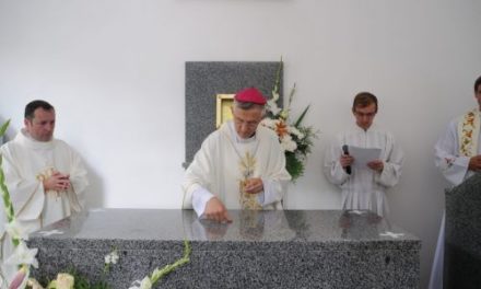 Poświęcenie kościoła w Podpolozziu