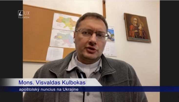 Apoštolský nuncius na Ukrajine zostal v hlavnom meste