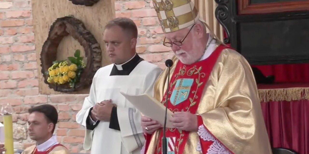 Mons. Gallagher v Berdyčive: Nijaká vojna nemôže zmenšiť našu dôstojnosť Božích detí