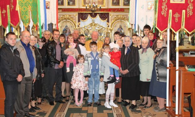 Подячна Свята Меса з нагоди 50-річчя священства на Рахівщині.Непомукського у м. Рахів