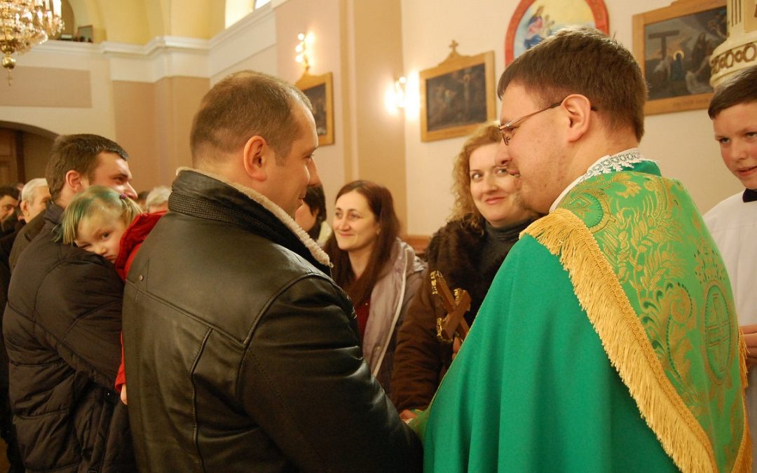 Відновлення подружньої присяги у день Св. Валентина у м. Рахів