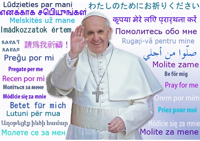 Відкрито електронні скриньки з можливістю привітати Папу різними мовами