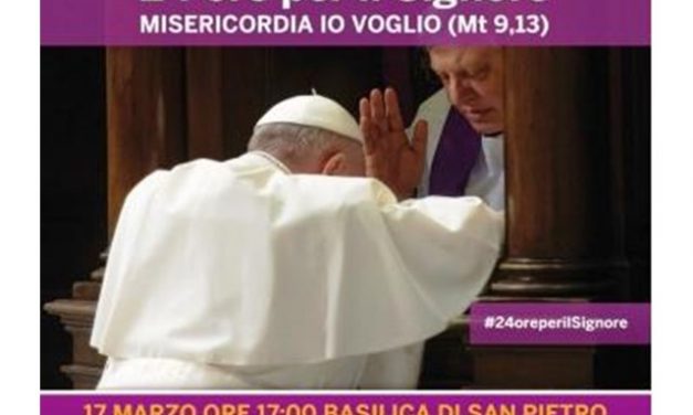 Папа Франциск відкриє цьогорічне проведення ініціативи «24 години для Господа»