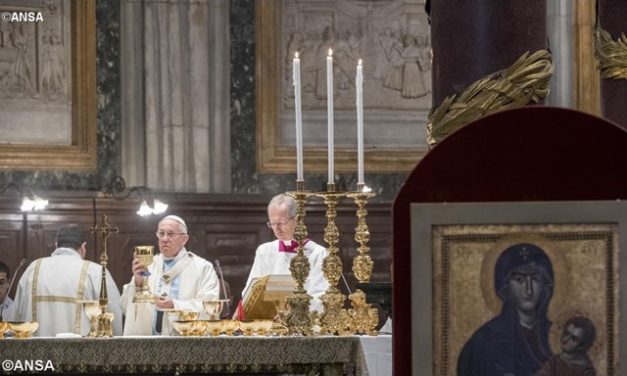 Папа: Джерелом нашої надії є Мати, а не технології чи ідеї