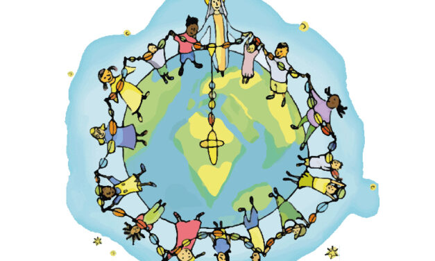 Мільйон дітей моляться разом розарій