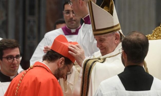 Папа до нових кардиналів: несіть у світ лагідний і могутній Христовий вогонь