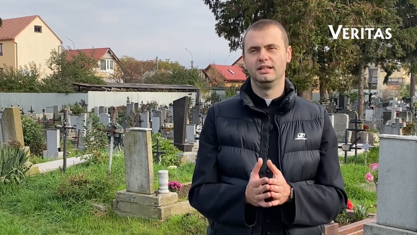 Отець Євген Фізер: на цвинтар – живі квіти та живу молитву