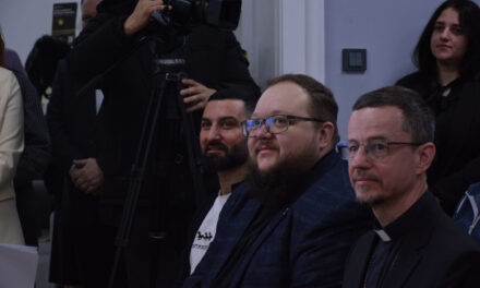 Єпископ Лучок на відзначенні річниці Центру захисту прав людини