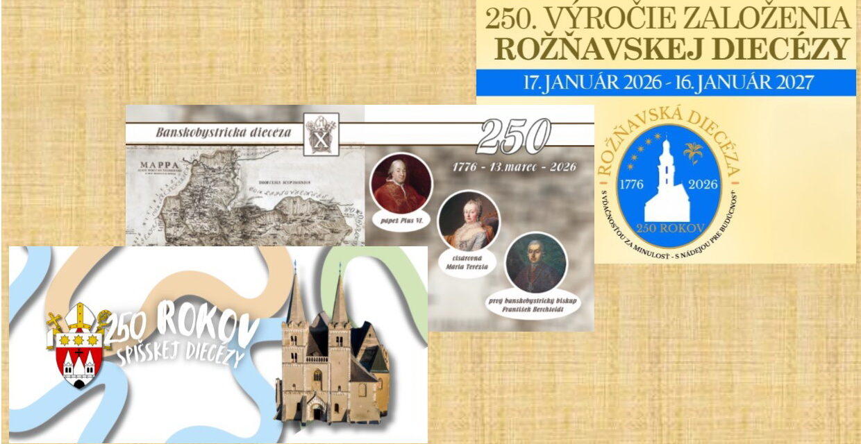 З вдячністю за минуле – з надією на майбутнє. Три дієцезії Словаччини святкують 250-літній ювілей